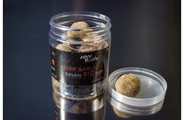 Liver Garlic soluble BIG balls (Máj-Fokhagyma oldódó horogcsali 30 mm) - 165 g